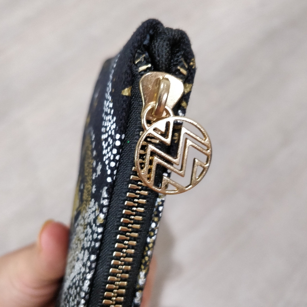 (3/$15) NWOT stars woven makeup pouch bag - Picture 4 of 7